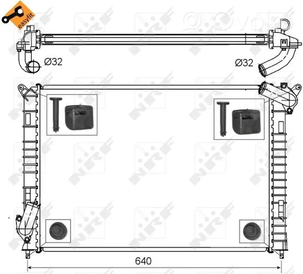 Mini One - Cooper R50 - 53 Radiatore di raffreddamento 53808