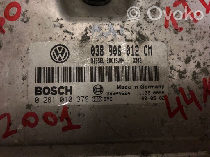 Volkswagen Lupo Sterownik / Moduł ECU 038906012CM