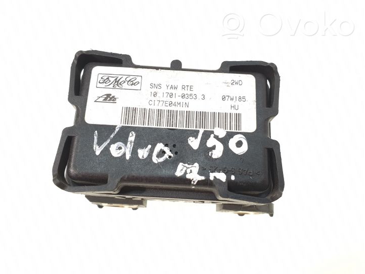 Volvo V50 ESP (elektroniskās stabilitātes programmas) sensors (paātrinājuma sensors) 10170103533