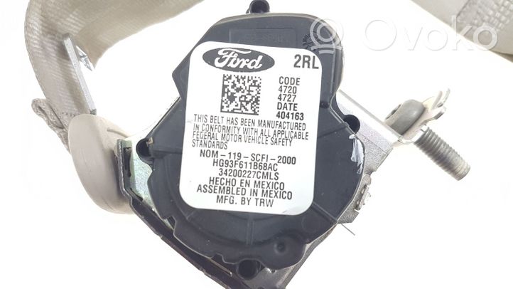 Ford Fusion II Ceinture de sécurité arrière HG93F611B68AC