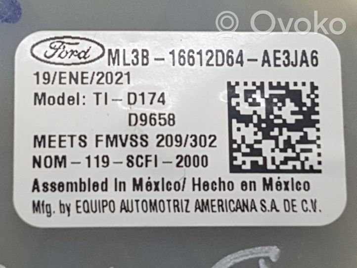 Ford F150 Etuistuimen turvavyö ML3B16612D64