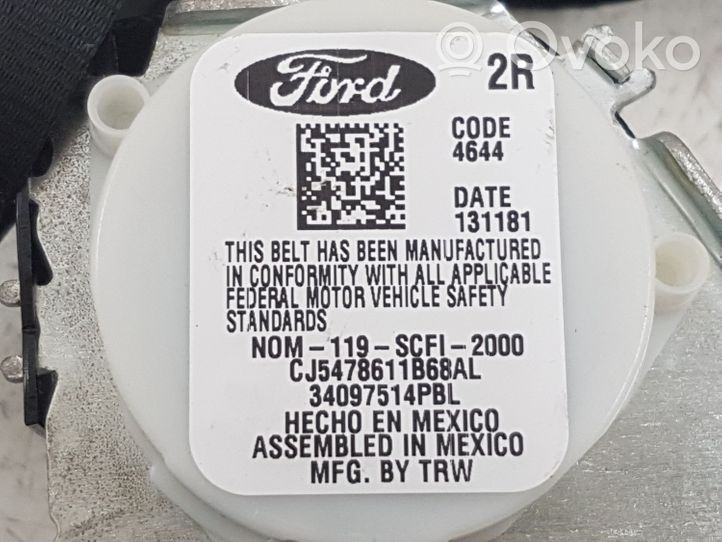 Ford Escape III Ceinture de sécurité arrière CJ5478611B68