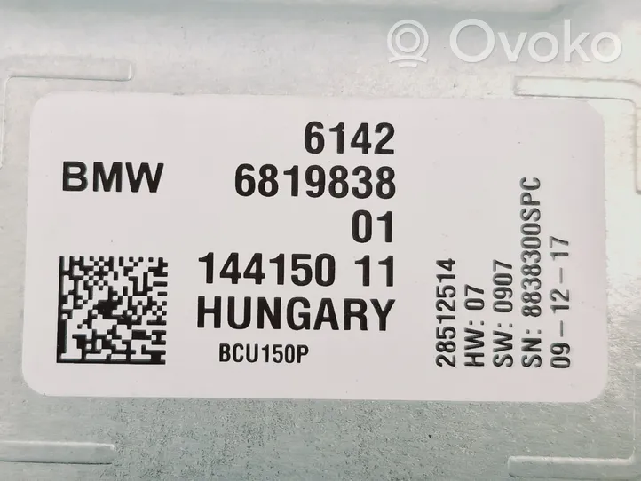 BMW 5 G30 G31 Akumuliatoriaus valdymo blokas 14415011