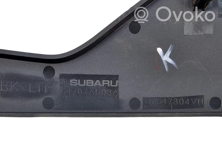 Subaru Outback (BT) Rivestimento cintura di sicurezza 64707AN03A