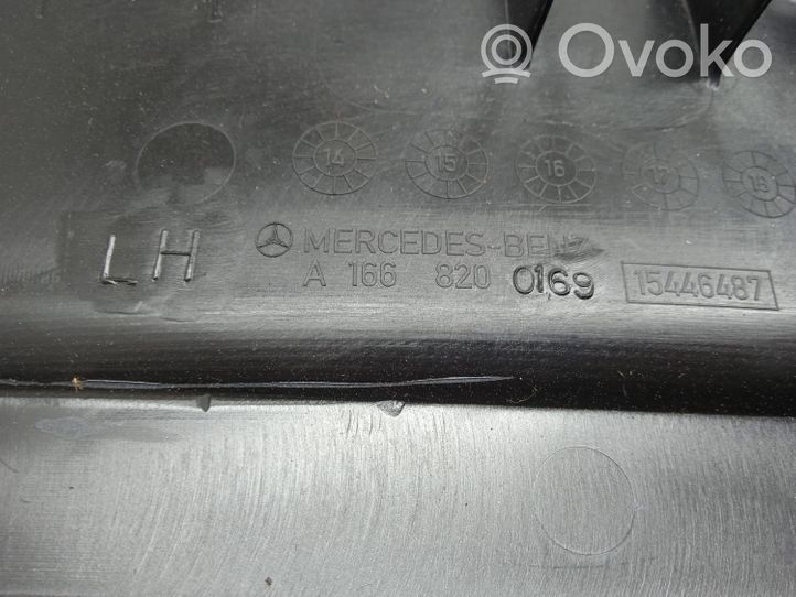 Mercedes-Benz GLE (W166 - C292) Rear underbody cover/under tray A1668200169