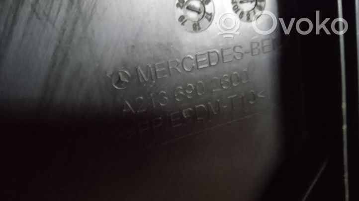 Mercedes-Benz E W213 Alustakaukalon verhoilu A2136902600