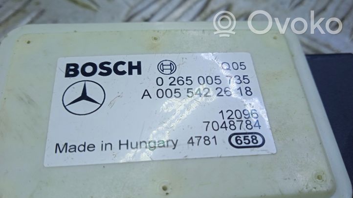 Mercedes-Benz CLS C218 AMG Sensor ESP de aceleración de frecuencia del intermitente A0055422618