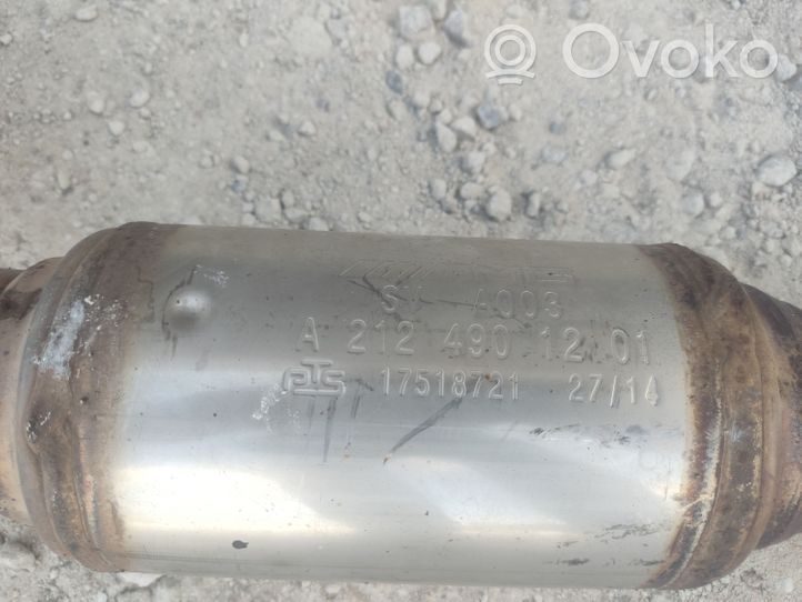 Mercedes-Benz E AMG W212 Muffler/silencer A2124901201