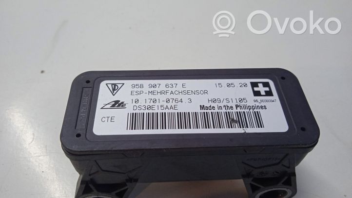 Porsche Macan ESP acceleration yaw rate sensor 95B907637E