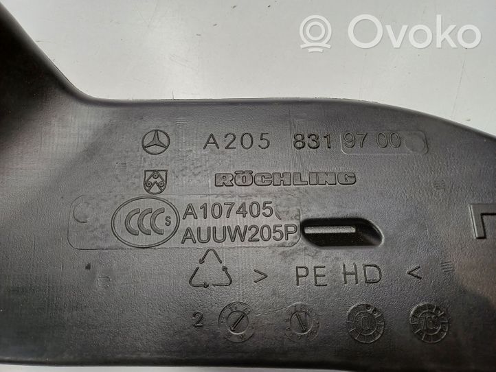Mercedes-Benz E W213 Ohjaamon sisäilman ilmakanava A2058319700