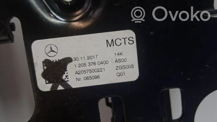 Mercedes-Benz C W205 Bisagra del techo descapotable A2057500221