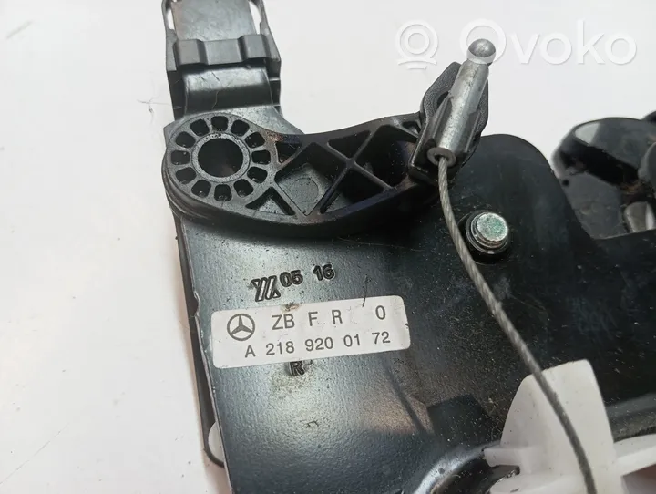 Mercedes-Benz CLS C218 X218 Kabel / uchwyt tylnego siedzenia A2189200172