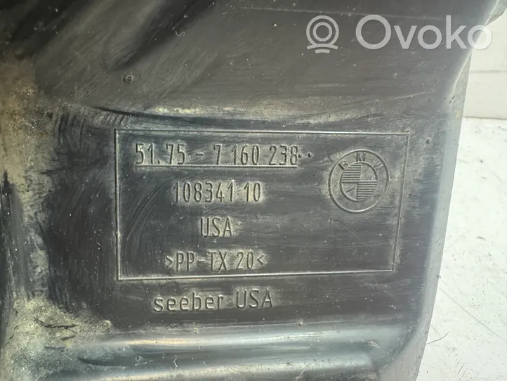 BMW X5 E70 Dugno apsauga galinės važiuoklės 7160238