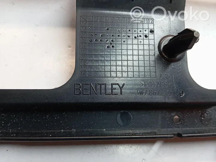 Bentley Continental Other center console (tunnel) element 3W7867251