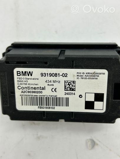 BMW 3 F30 F35 F31 Muut laitteet 9319081