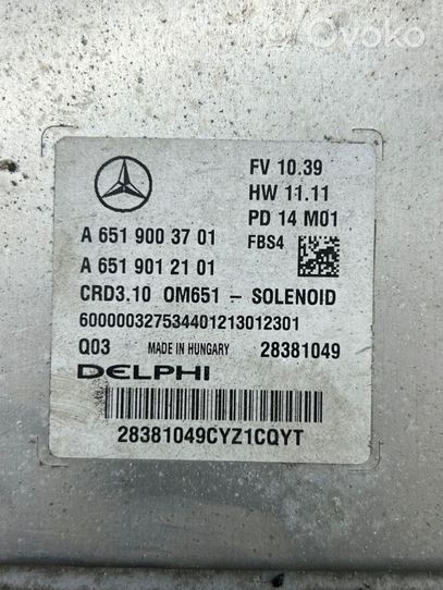 Mercedes-Benz E W212 Moottorin ohjainlaite/moduuli A6519003701