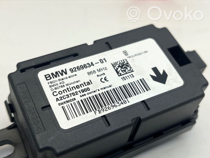 BMW 1 F20 F21 Boîtier module alarme 9269634