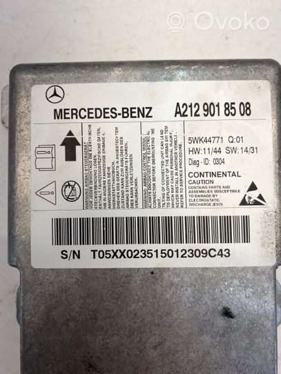 Mercedes-Benz E W212 Gaisa spilvenu vadības bloks 5WK44771