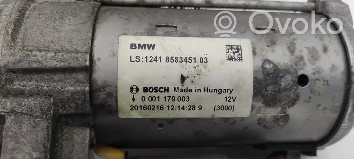 BMW 1 F20 F21 Käynnistysmoottori 8583451