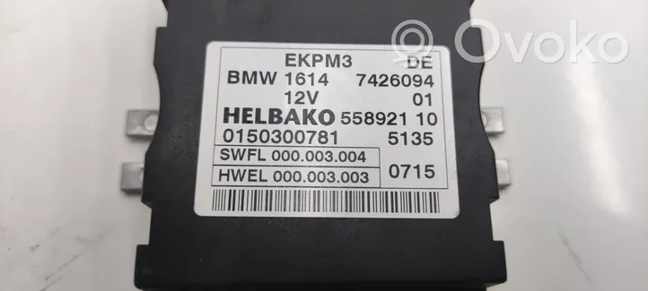 BMW M4 F82 F83 Degalų (kuro) siurblio valdymo blokas 7426094