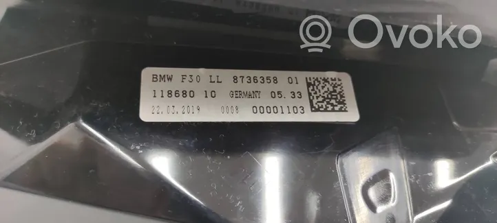 BMW 3 F30 F35 F31 HUD-näyttö 8736358