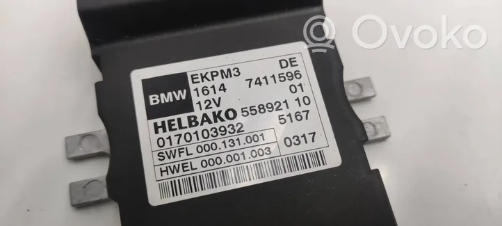 BMW 3 F30 F35 F31 Unidad de control/módulo de la bomba de inyección de combustible 7411596