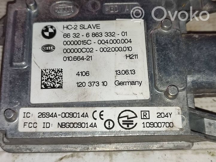 BMW 3 F30 F35 F31 Module de frein de stationnement 66326863332