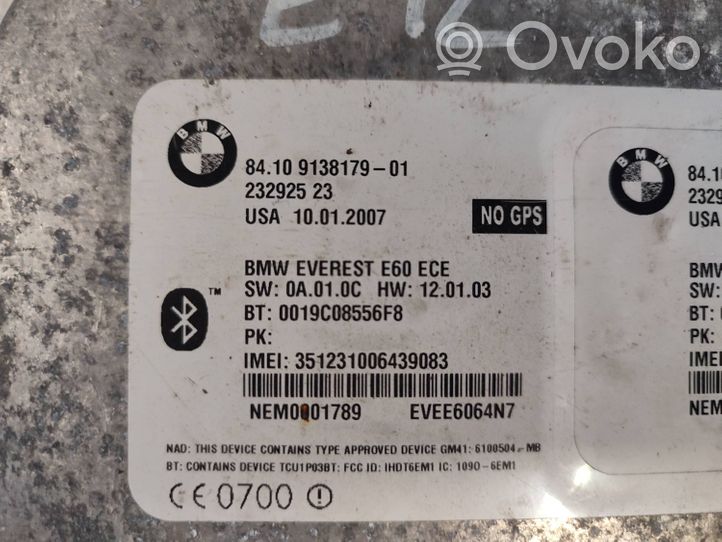 BMW 3 E92 E93 Moduł / Sterownik Bluetooth 9138179