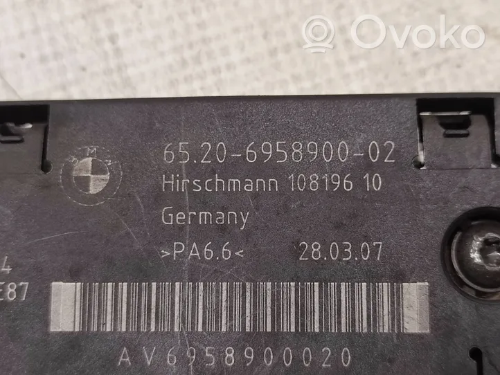 BMW 1 E81 E87 Unidad de control de la antena 6520695890