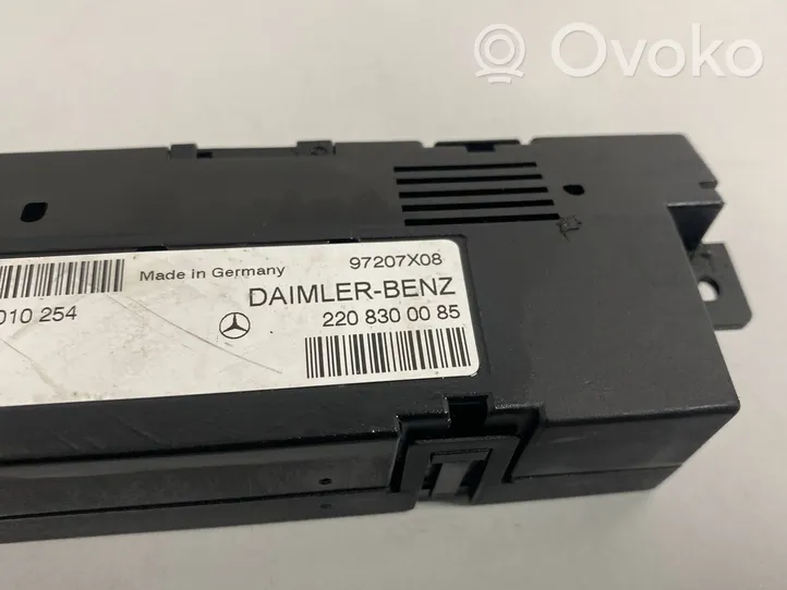 Mercedes-Benz S W220 Auxiliary heating control unit/module 2208300085