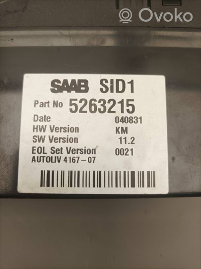 Saab 9-3 Ver1 Monitor / wyświetlacz / ekran 5263215