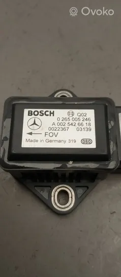 Mercedes-Benz E W211 Vakaajan pitkittäiskiihtyvyystunnistin (ESP) A0025426618