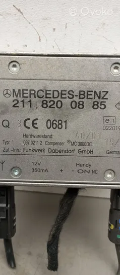 Mercedes-Benz E W211 Moduł / Sterownik anteny 2118200885