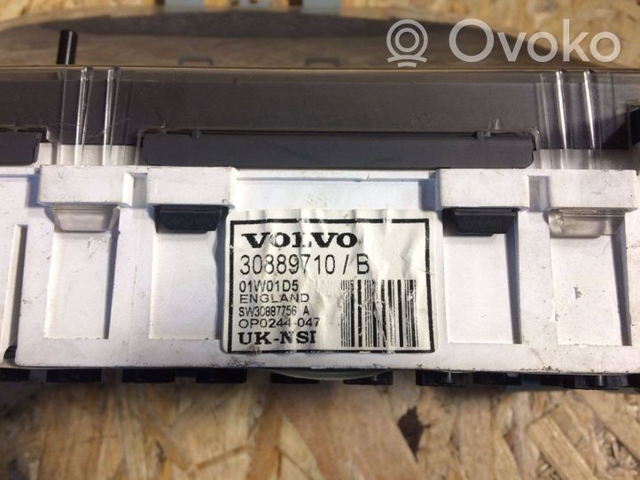 Volvo S40, V40 Compteur de vitesse tableau de bord 30889710