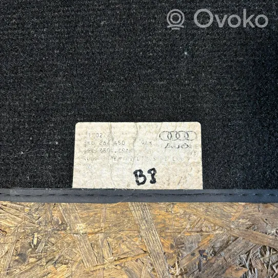 Audi A4 S4 B8 8K Rear floor mat 