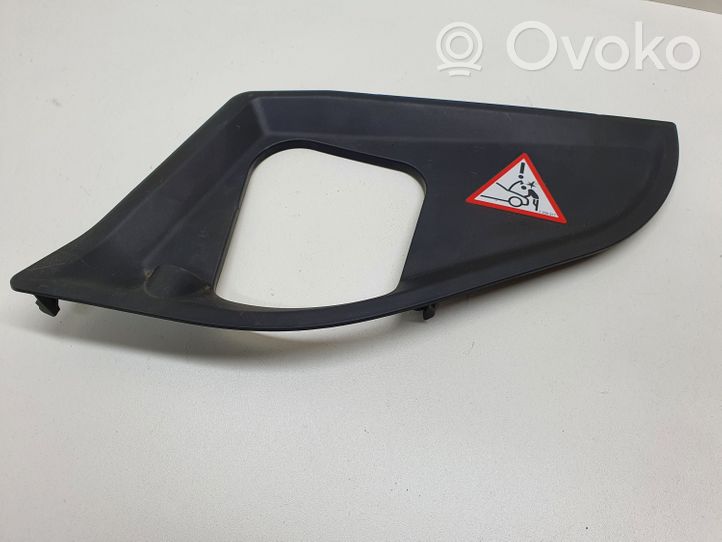 BMW 5 F10 F11 Rivestimento della modanatura della chiusura del vano motore/cofano 7209617