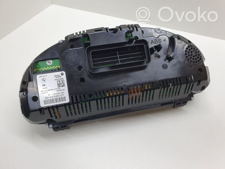 BMW 5 F10 F11 Tachimetro (quadro strumenti) 9249345