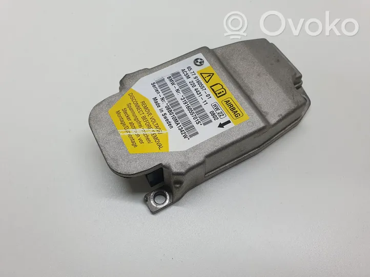 BMW 5 E60 E61 Module de contrôle airbag 9160557