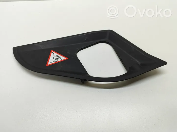 BMW 5 F10 F11 Rivestimento della modanatura della chiusura del vano motore/cofano 7209617