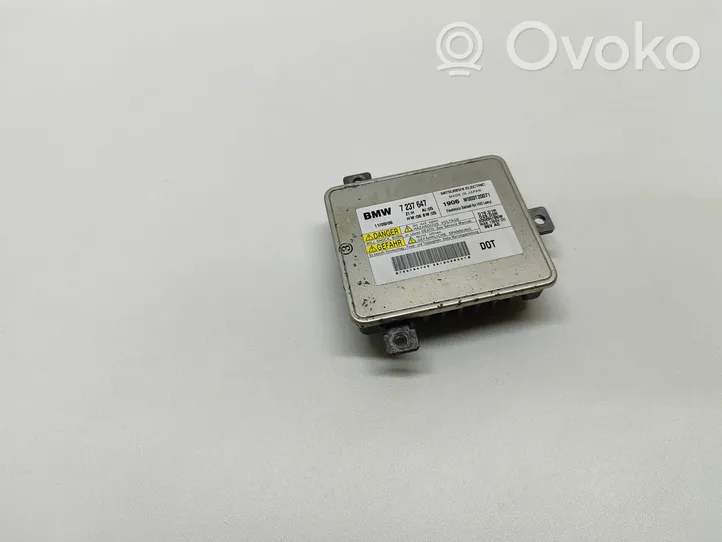 BMW 5 F10 F11 Module de ballast de phare Xenon 7237647