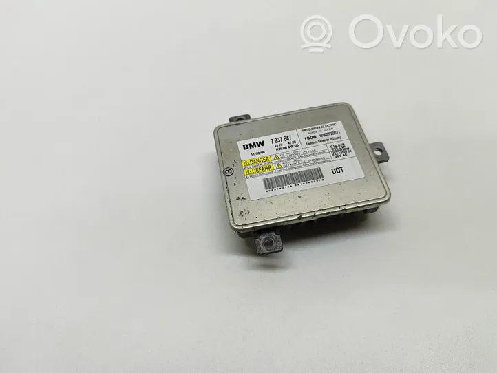 BMW 5 F10 F11 Module de ballast de phare Xenon 7237647