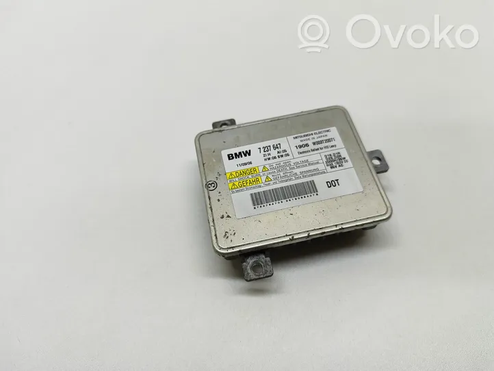 BMW 5 F10 F11 Module de ballast de phare Xenon 7237647