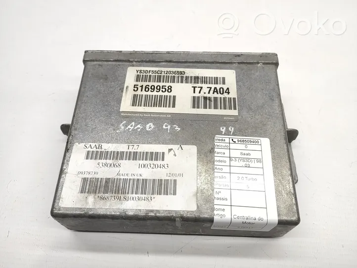 Saab 9-3 Ver1 Sterownik / Moduł ECU 