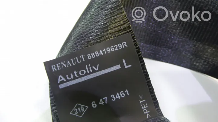 Renault Clio IV Pas bezpieczeństwa trzeciego rzędu 