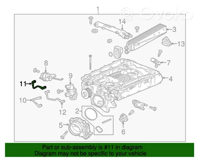 Chevrolet Camaro Трубка (трубки)/ шланг (шланги) 12667005