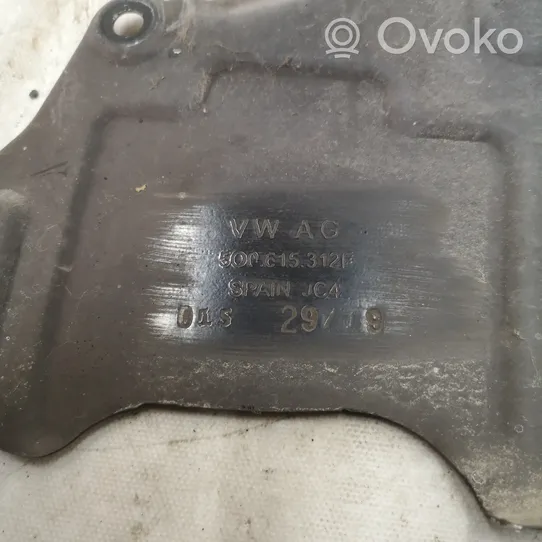 Audi Q3 F3 Priekinė stabdžių disko apsauga 5Q0615312F