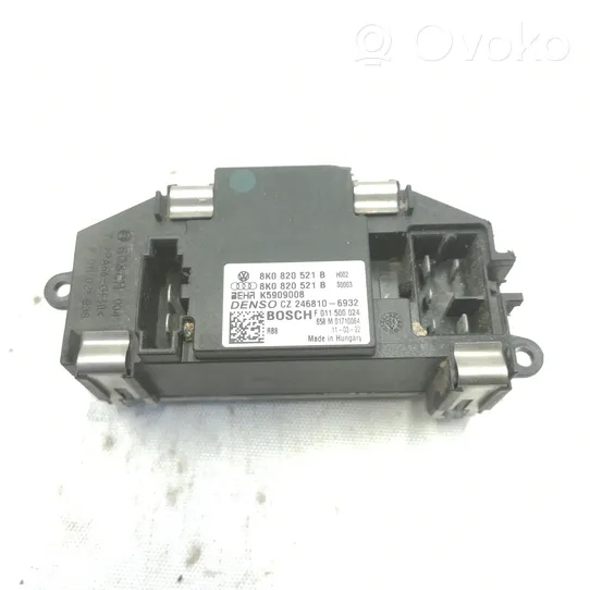 Audi Q5 SQ5 Résistance moteur de ventilateur de chauffage 8K0820521B