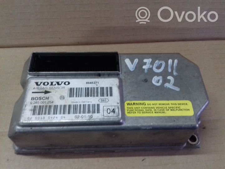 Volvo V70 Module de contrôle airbag 0285001254