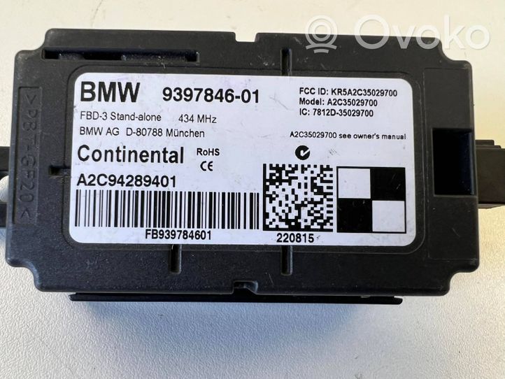 BMW 4 F32 F33 Module unité de contrôle d'antenne 9397846