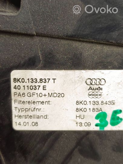 Audi A5 Sportback 8TA Ilmansuodattimen kotelo 8K0133837T